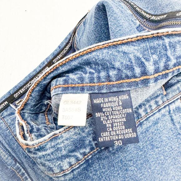 Marithe Francois Girbaud Cargo Pant Y2K Vintage Denim Jeans Wide Leg Size 30 - Picture 6 of 10